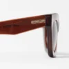 Acetat-Sonnenbrille mit rechteckigem Rahmen Acetat-Sonnenbrille mit rechteckigem Rahmen