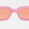 Acetat-Sonnenbrille mit schmalem Rahmen