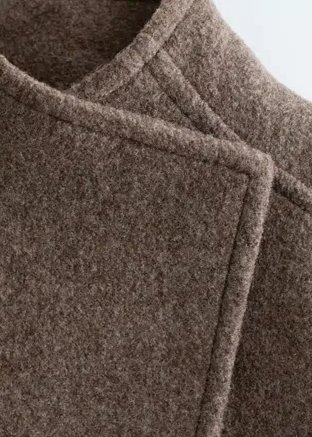 Asymmetrische Wolljacke Asymmetrische Wolljacke