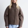 Asymmetrische Wolljacke Asymmetrische Wolljacke