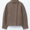Asymmetrische Wolljacke Asymmetrische Wolljacke