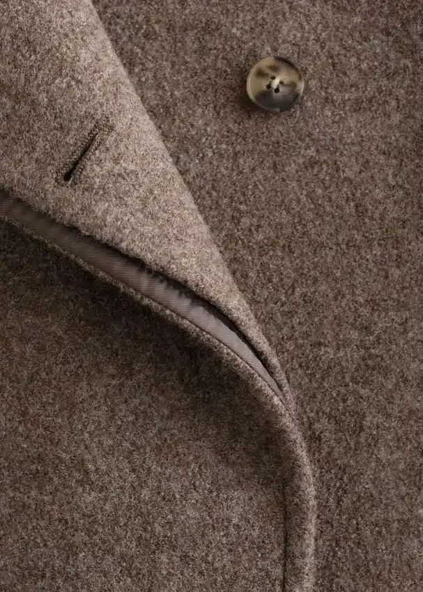 Asymmetrische Wolljacke Asymmetrische Wolljacke