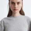 Asymmetrisches Midikleid aus T-Shirt-Material