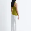 Asymmetrisches Tanktop aus Rippenstrick Asymmetrisches Tanktop aus Rippenstrick