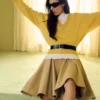Oversized-Pullover aus Merinowolle