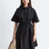 Ausgestelltes Minikleid mit Kordelzug Ausgestelltes Minikleid mit Kordelzug