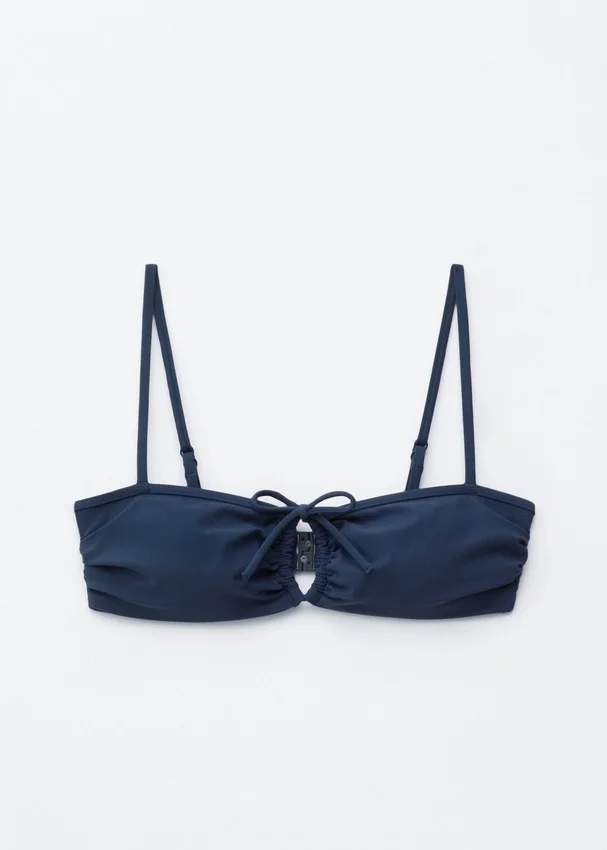 Bandeau-Bikini-Oberteil mit Bindeband vorne Bandeau-Bikini-Oberteil mit Bindeband vorne