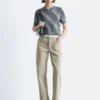 Barrel-Jeans mit weitem Bein Barrel-Jeans mit weitem Bein