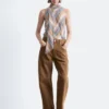 Barrel-Jeans mit weitem Bein Barrel-Jeans mit weitem Bein
