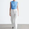Barrel-Jeans mit weitem Bein Barrel-Jeans mit weitem Bein