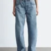 Barrel-Jeans mit weitem Bein Barrel-Jeans mit weitem Bein