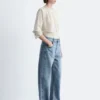 Barrel-Jeans mit weitem Bein Barrel-Jeans mit weitem Bein