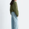 Barrel-Jeans mit weitem Bein Barrel-Jeans mit weitem Bein