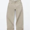 Barrel-Jeans mit weitem Bein Barrel-Jeans mit weitem Bein