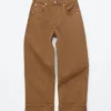 Barrel-Jeans mit weitem Bein Barrel-Jeans mit weitem Bein