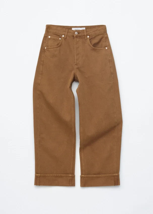 Barrel-Jeans mit weitem Bein Barrel-Jeans mit weitem Bein