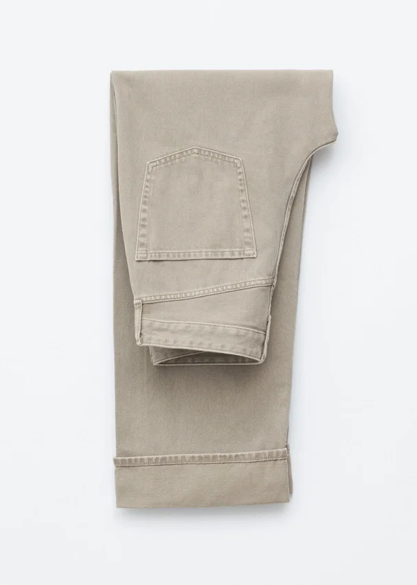 Barrel-Jeans mit weitem Bein Barrel-Jeans mit weitem Bein