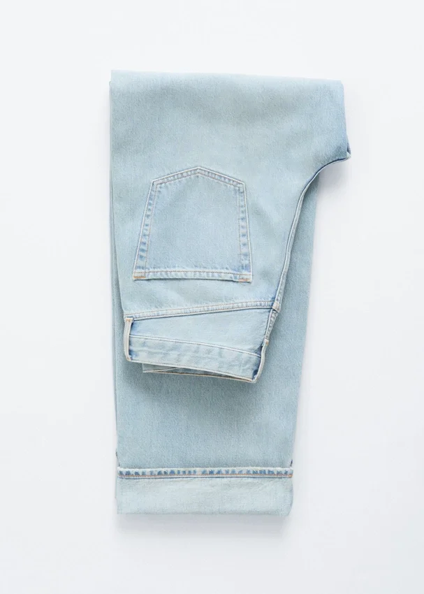 Barrel-Jeans mit weitem Bein Barrel-Jeans mit weitem Bein