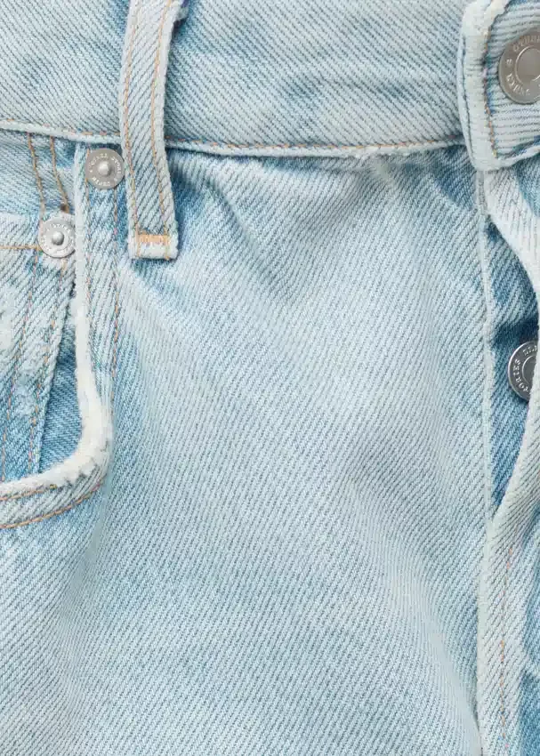 Barrel-Jeans mit weitem Bein Barrel-Jeans mit weitem Bein
