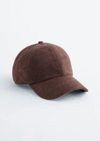 Baseballkappe aus Cord