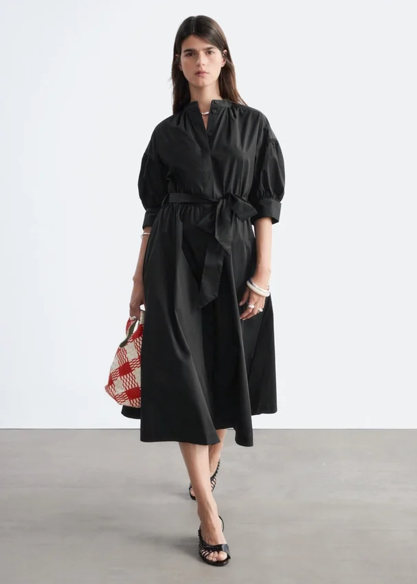Baumwoll-Maxikleid Baumwoll-Maxikleid