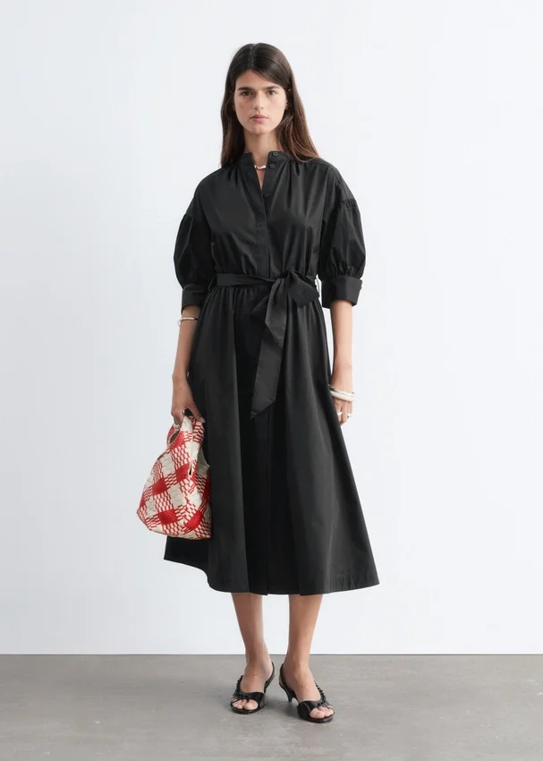 Baumwoll-Maxikleid Baumwoll-Maxikleid