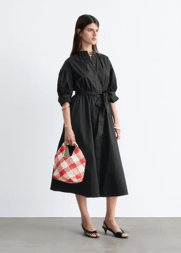 Baumwoll-Maxikleid Baumwoll-Maxikleid