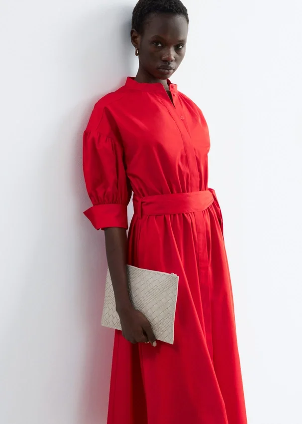 Baumwoll-Maxikleid Baumwoll-Maxikleid
