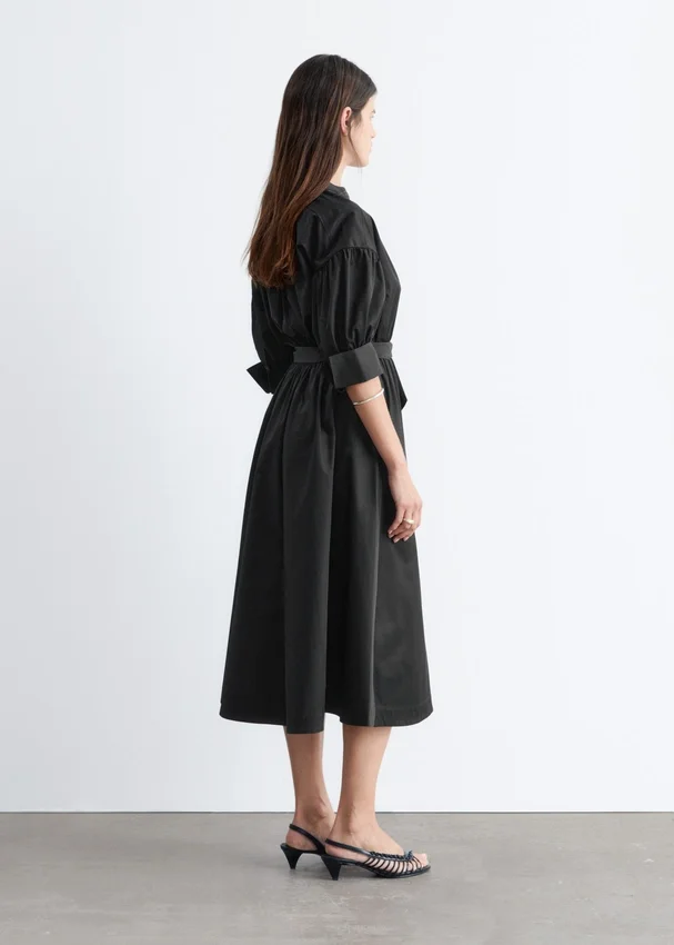 Baumwoll-Maxikleid Baumwoll-Maxikleid
