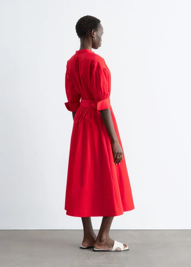 Baumwoll-Maxikleid Baumwoll-Maxikleid