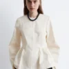 Baumwoll-Peplum-Oberteil Baumwoll-Peplum-Oberteil