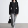 Baumwoll-Peplum-Oberteil Baumwoll-Peplum-Oberteil