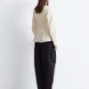 Baumwoll-Peplum-Oberteil Baumwoll-Peplum-Oberteil