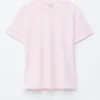 Baumwoll-T-Shirt mit Rundhalsausschnitt