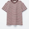 Baumwoll-T-Shirt mit Rundhalsausschnitt