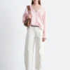 Baumwoll-Twill-Hose mit geradem Bein Baumwoll-Twill-Hose mit geradem Bein