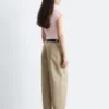Baumwoll-Twill-Hose mit geradem Bein Baumwoll-Twill-Hose mit geradem Bein