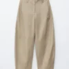 Baumwoll-Twill-Hose mit geradem Bein Baumwoll-Twill-Hose mit geradem Bein