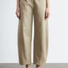 Baumwoll-Twill-Hose mit geradem Bein Baumwoll-Twill-Hose mit geradem Bein