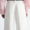 Baumwoll-Twill-Hose mit geradem Bein Baumwoll-Twill-Hose mit geradem Bein