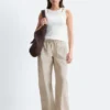 Baumwoll-Twill-Hose mit Kordelzug Baumwoll-Twill-Hose mit Kordelzug