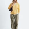 Baumwollhose mit Bundfalten Baumwollhose mit Bundfalten