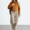Baumwollhose mit Bundfalten Baumwollhose mit Bundfalten