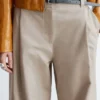 Baumwollhose mit Bundfalten Baumwollhose mit Bundfalten