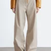 Baumwollhose mit Bundfalten Baumwollhose mit Bundfalten