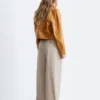 Baumwollhose mit Bundfalten Baumwollhose mit Bundfalten