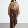 Baumwollhose mit Pressfalte Baumwollhose mit Pressfalte