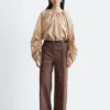 Baumwollhose mit Pressfalte Baumwollhose mit Pressfalte