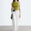 Baumwollhose mit Pressfalte Baumwollhose mit Pressfalte