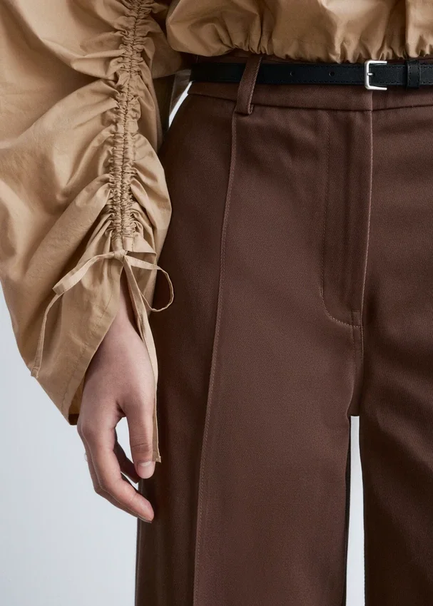 Baumwollhose mit Pressfalte Baumwollhose mit Pressfalte